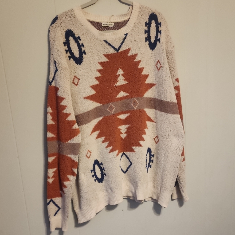 Main Strip Multicolor Knit Sweater